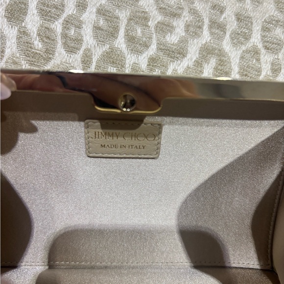 Jimmy Choo Silver Gold Mirror Clutch Bag NWT 🤩 - Picture 4 of 7